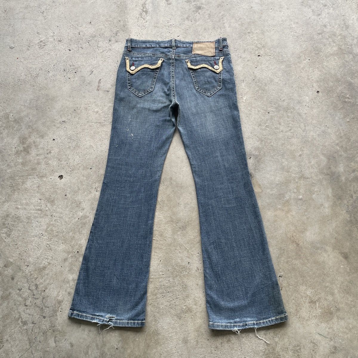 If Six Was Nine W32 Vintage Japan Flare Denim Faded Bootcut Jeans Pants Size US 32 / EU 48 - 1 Thumbnail
