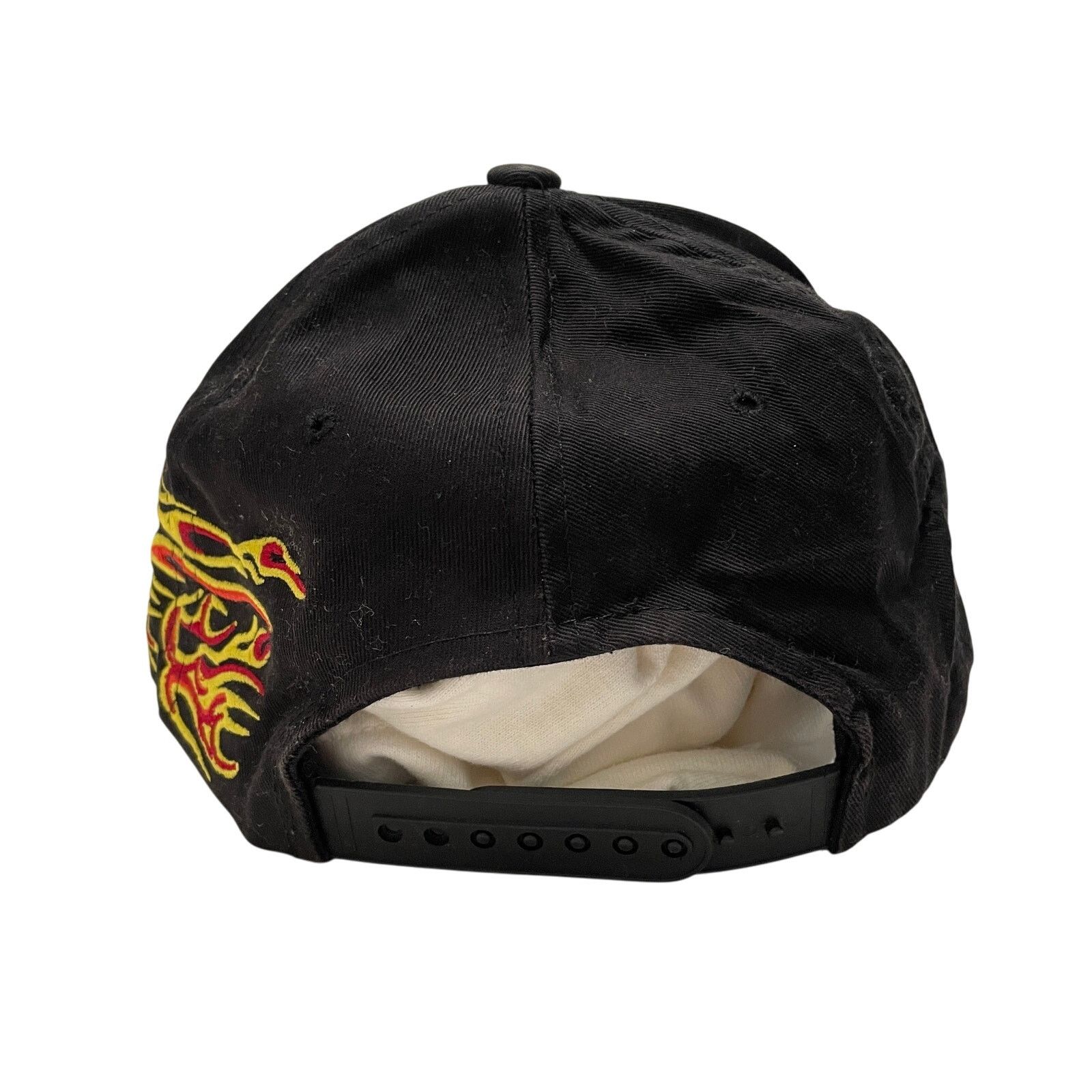 Vintage VTG Y2K 90's Mac Tools Black AOP Flame Hit Baseball Hat Cap Size ONE SIZE - 3 Thumbnail