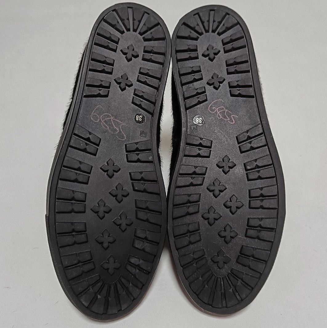 MM6 × Maison Margiela MM6 by Maison Martin Margiela Black Faux Fur Hightop Sneaker Size US 8 / IT 38 - 7 Thumbnail