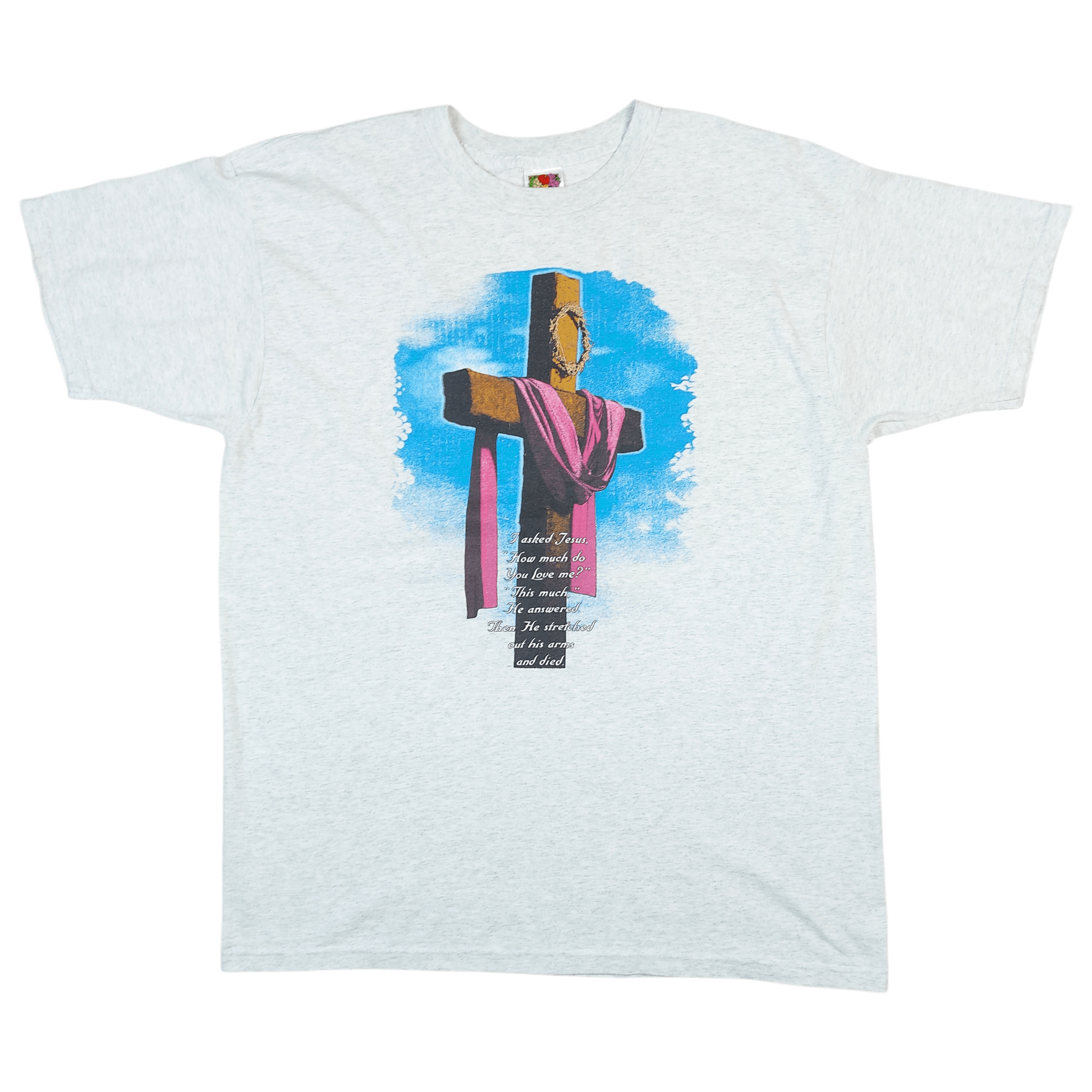 Other Vintage 90s Jesus Cross Religious TEE Size US XL / EU 56 / 4 - 1 Thumbnail