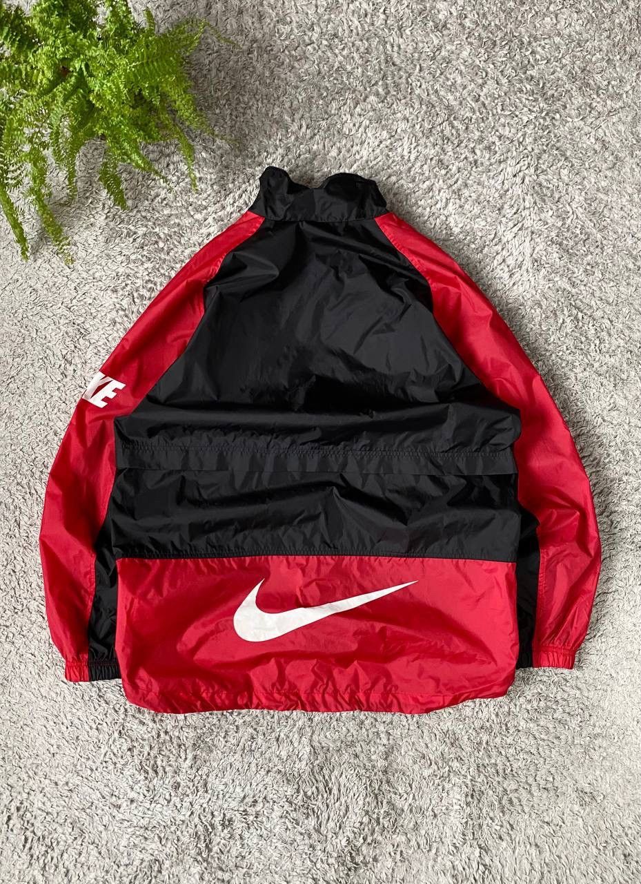 Nike × Vintage 90s Nike Vintage Light Jacket Streetwear Big Logo Swoosh Y2k Size US L / EU 52-54 / 3 - 1 Thumbnail