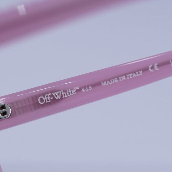 Off-White Off-White OERI143 LINCOLN 3007 Sunglasses Pink Square Frame Size ONE SIZE - 8 Thumbnail