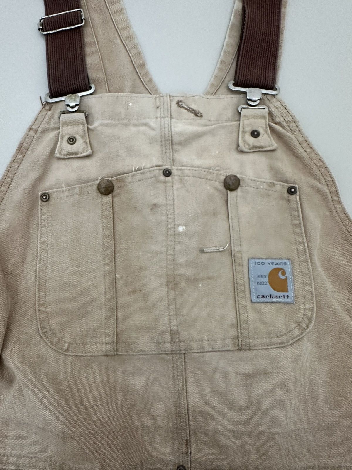 Carhartt VTG 100 Years Annaversry Carhartt Overall Worker Double Knee Size US 36 / EU 52 - 11 Thumbnail