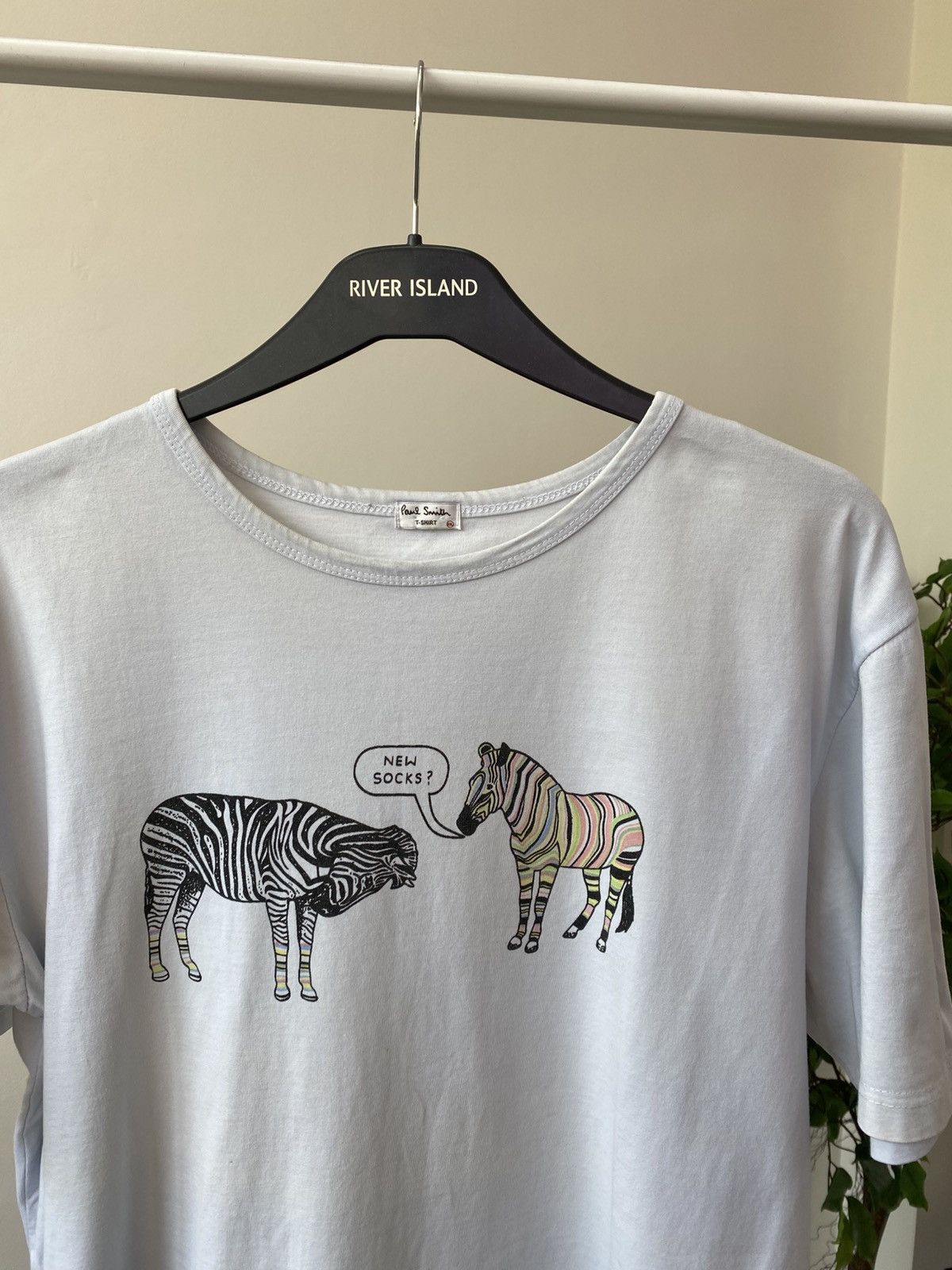 Designer × Paul Smith × Vintage Vintage Paul Smith Zebras Tee Size US M / EU 48-50 / 2 - 6 Thumbnail