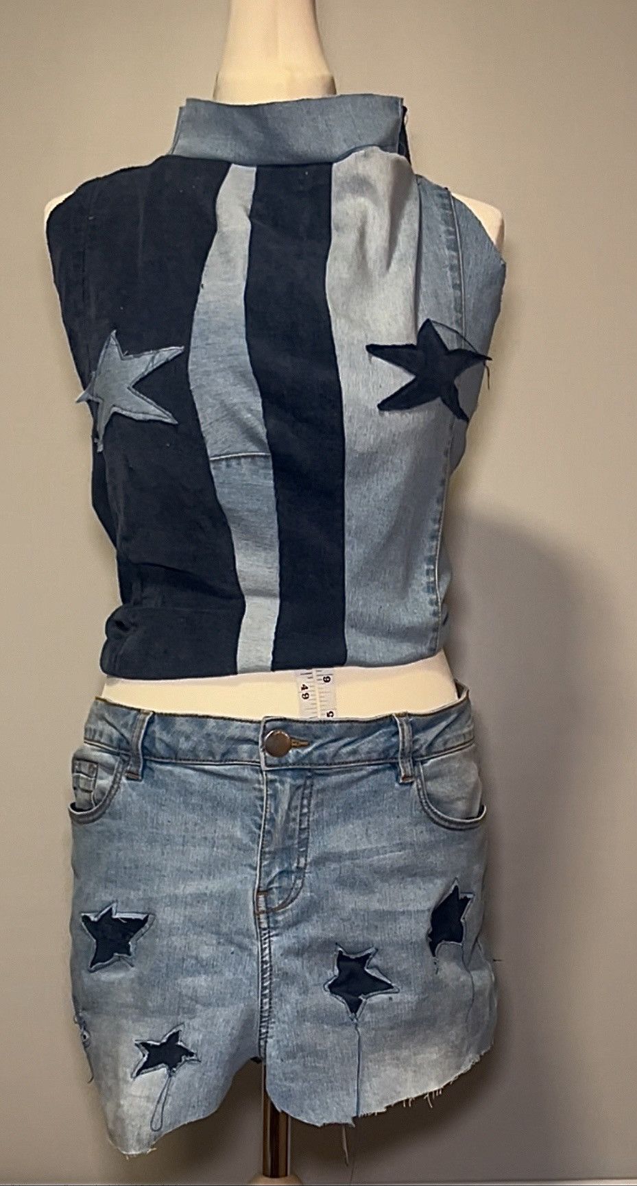 Other denim vest with matching mini skirt Size M / US 6-8 / IT 42-44 - 4 Thumbnail