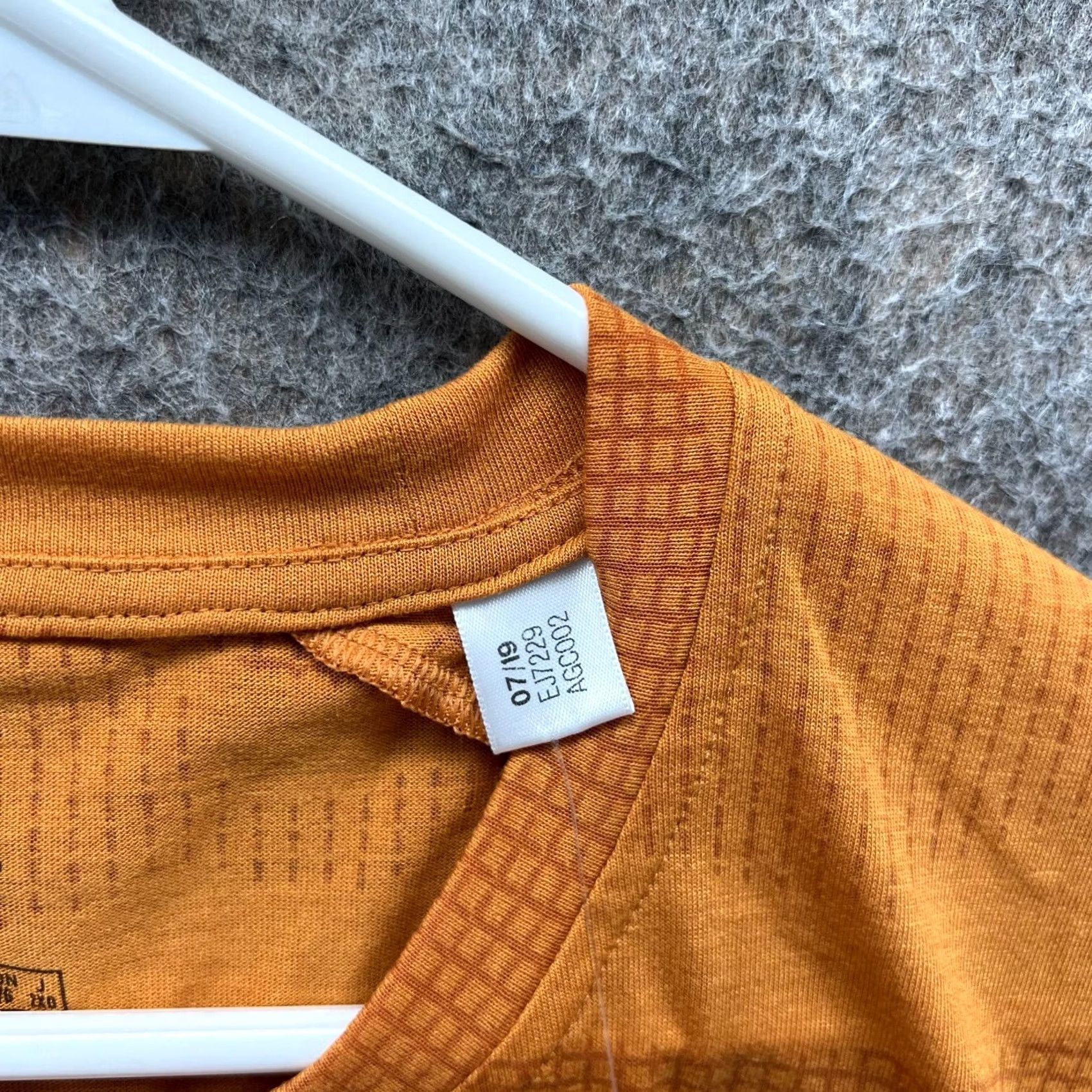 Adidas Adidas Shirt Mens Large Orange Camo Burnout Jersey Freelift Originals Climalite Size US L / EU 52-54 / 3 - 6 Thumbnail