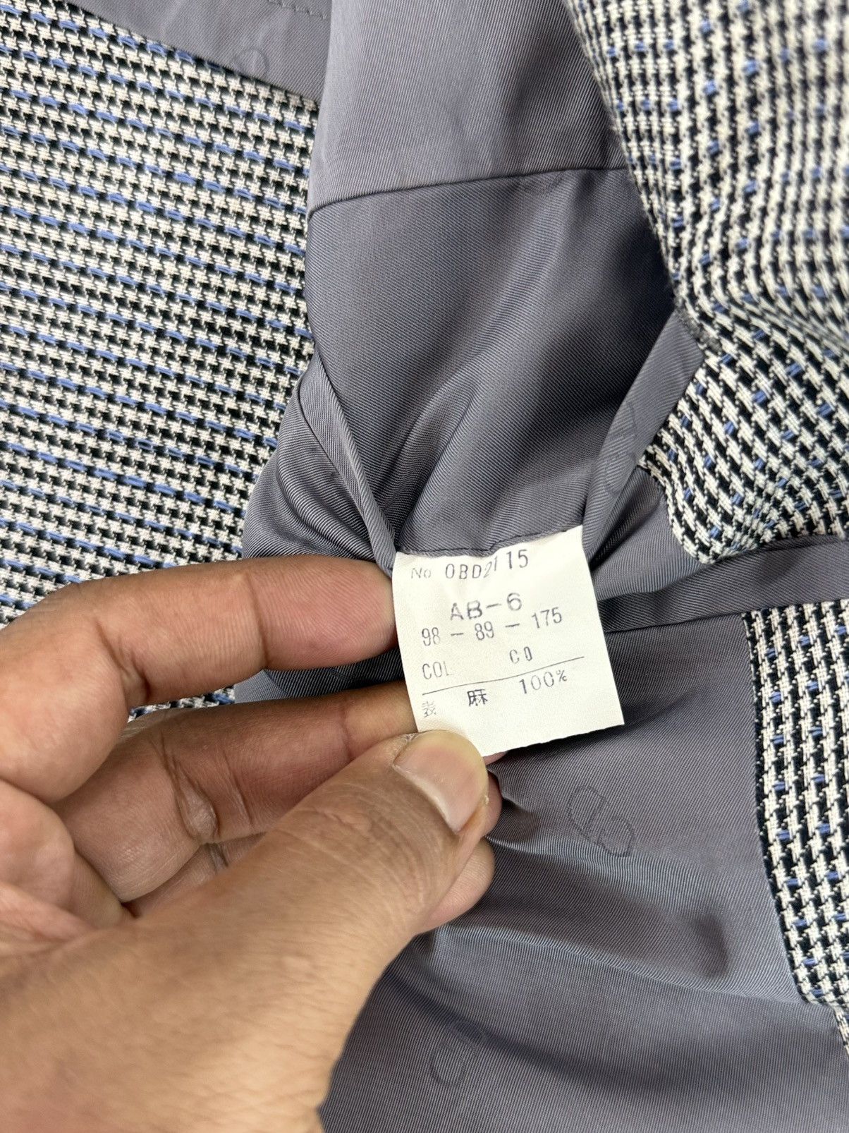 Christian Dior Monsieur 🔥 Houndstooth Christian Dior Blazer Jacket men Size US M / EU 48-50 / 2 - 12 Thumbnail