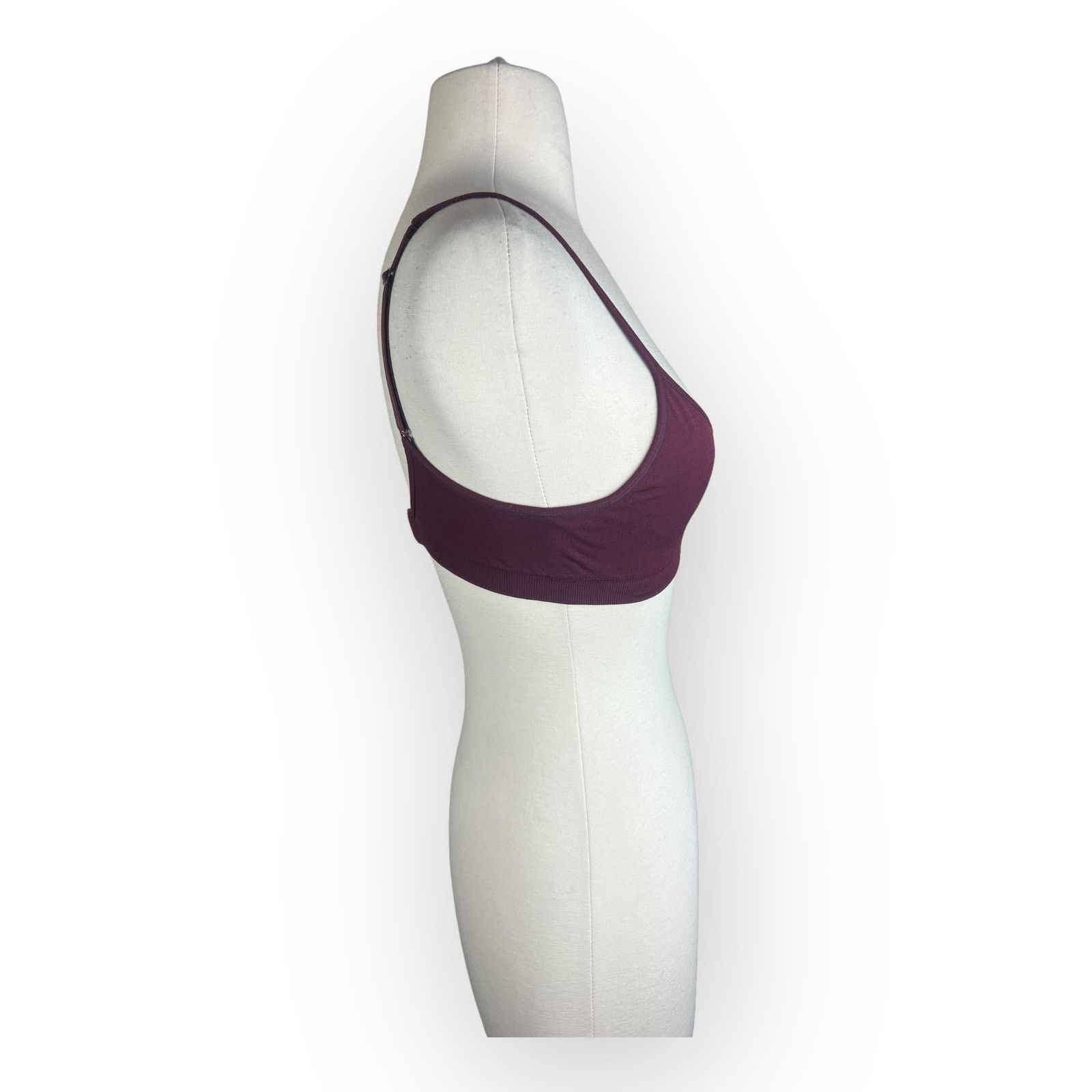 Nordstrom Kalon Comfort Cami Bralette - Wireless Seamless Maroon Size ONE SIZE - 3 Thumbnail