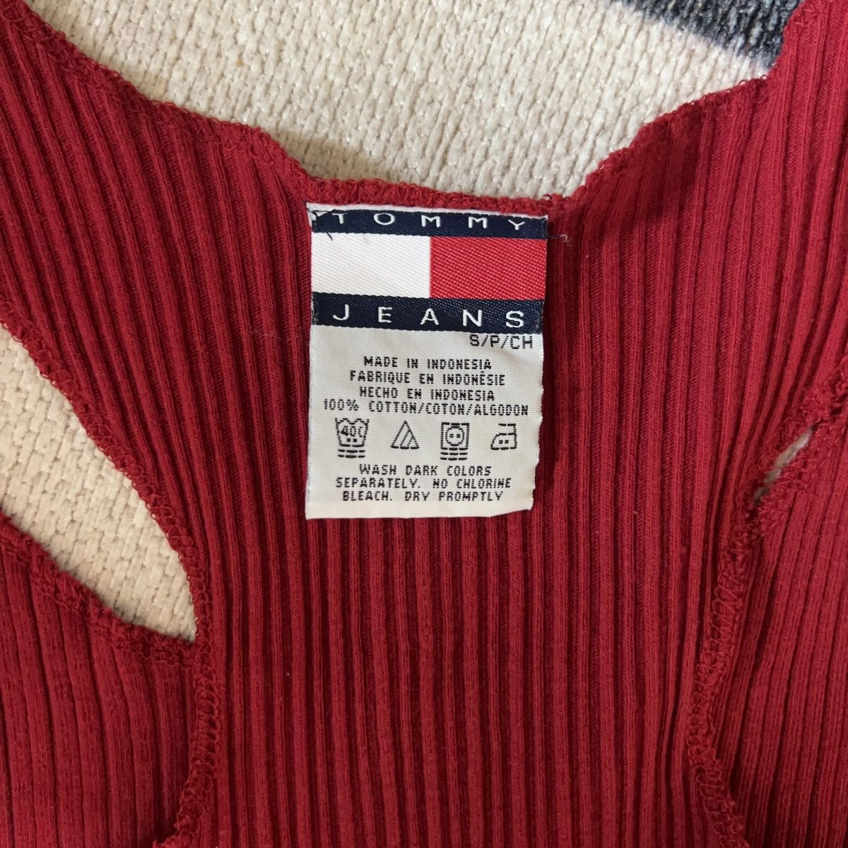 Tommy Hilfiger Vintage Tommy Hilfiger Ribbed Tank Size S / US 4 / IT 40 - 5 Thumbnail