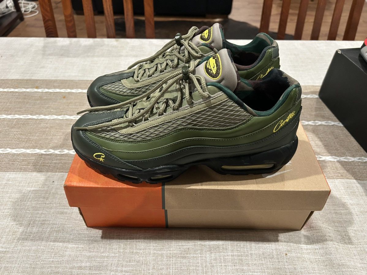 Corteiz × Nike Corteiz x Air Max 95 SP “Rules the world - sequoia” Size US 12 / EU 45 - 8 Thumbnail