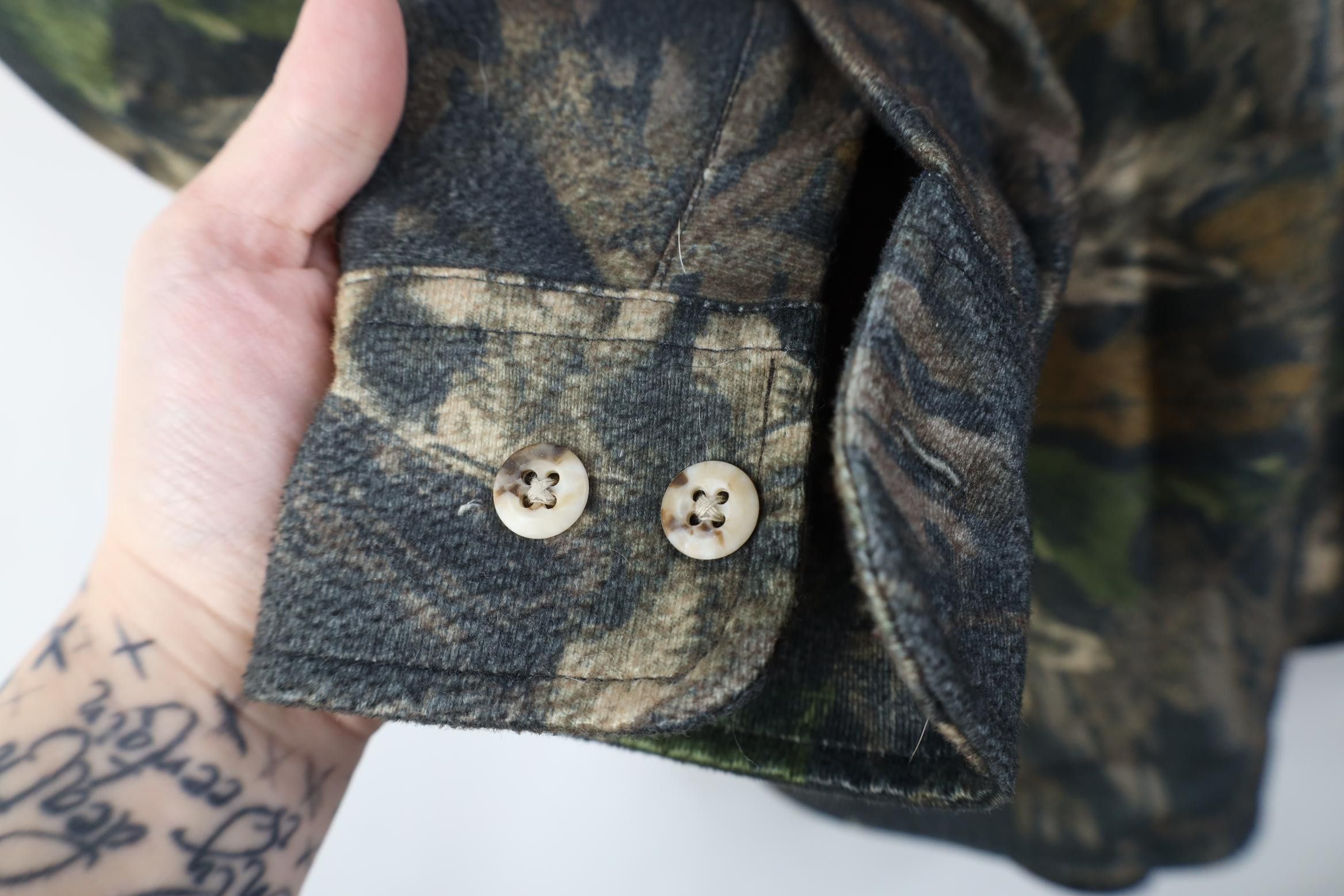 Cabelas Vintage 90s Cabelas Chamois Cloth Camouflage Shirt Jacket Size US L / EU 52-54 / 3 - 5 Thumbnail
