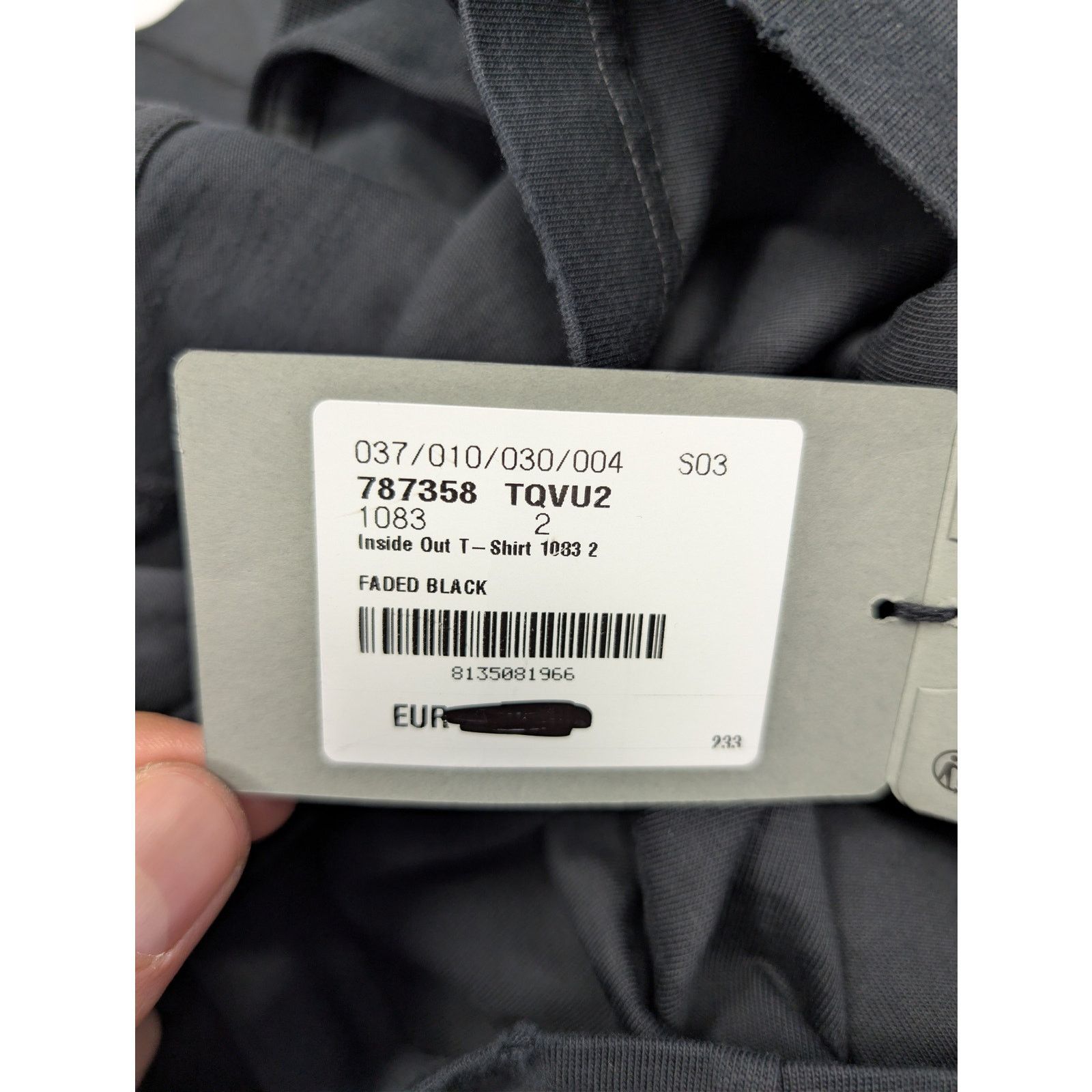 Balenciaga o1rshd1 Q:2 / Internal Use Only Inside-Out Vintage T-Shirt Size US M / EU 48-50 / 2 - 23 Thumbnail