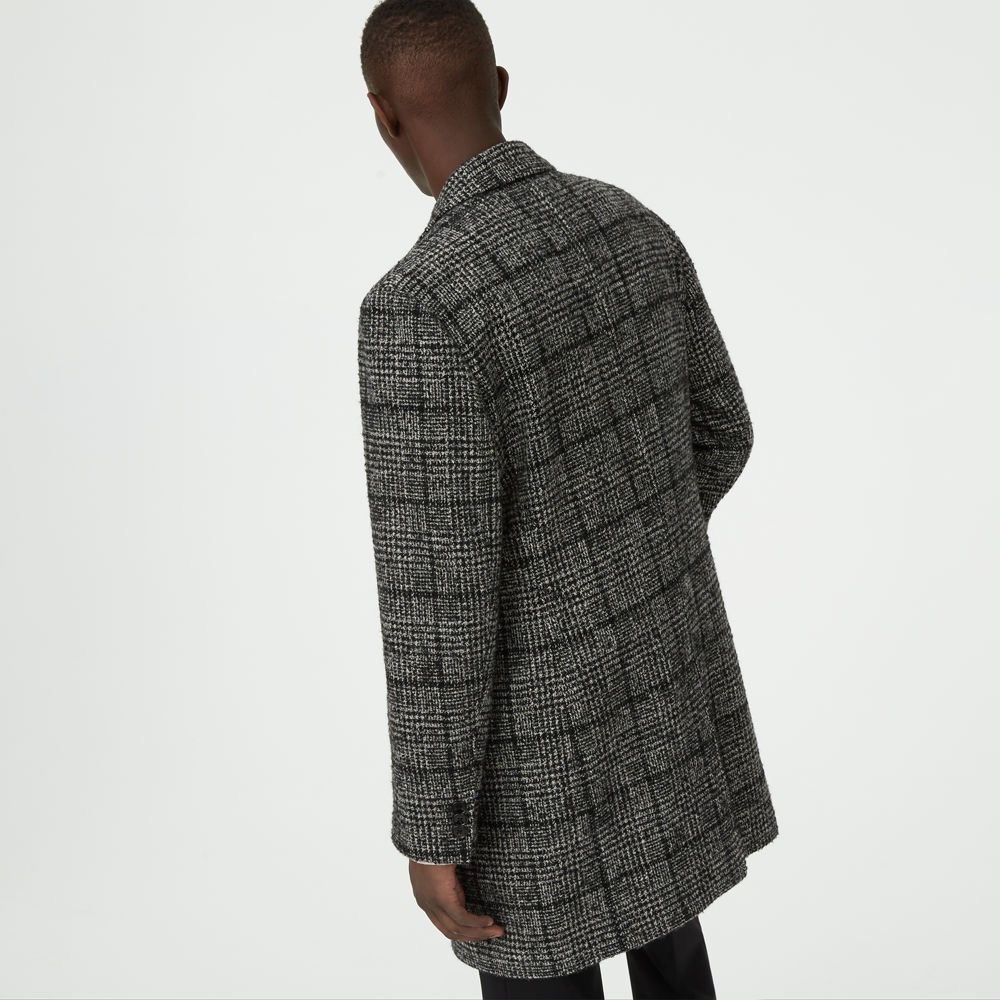 Club Monaco Textured Glen Plaid Topcoat, Size 36 Size US S / EU 44-46 / 1 - 4 Thumbnail