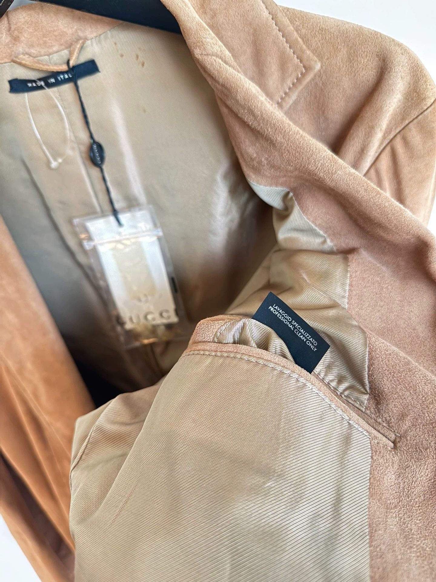 Gucci Gucci Suede Blazer Jacket - Size 48 Size US M / EU 48-50 / 2 - 7 Thumbnail