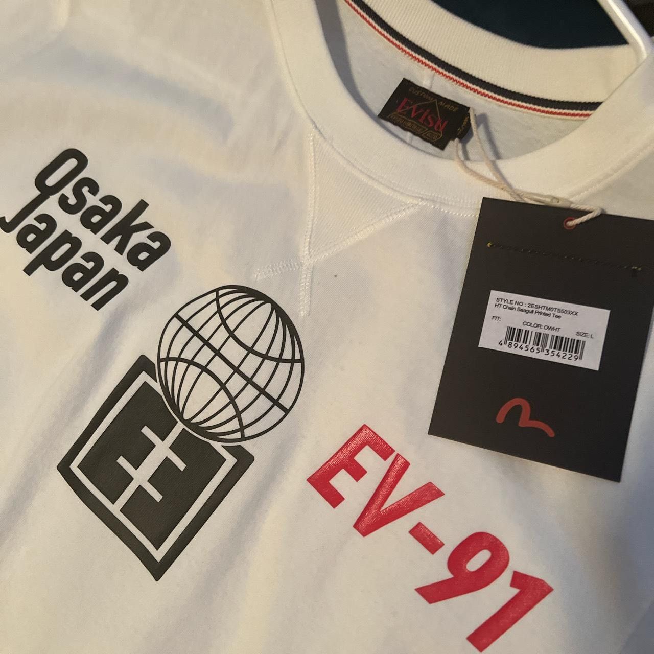 Evisu EVISU HT CHAIN SEAGULL PRINTED TEE Size US L / EU 52-54 / 3 - 1 Thumbnail
