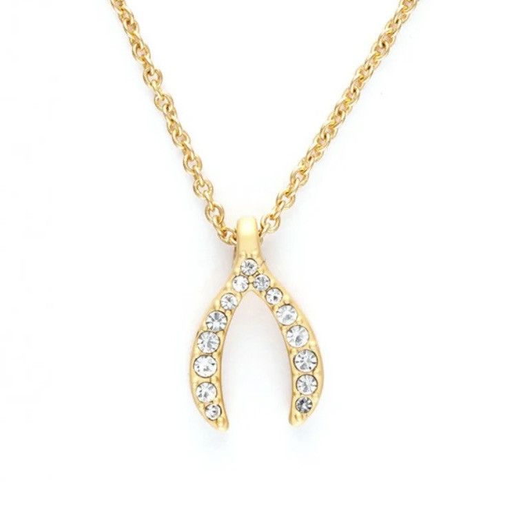 Other Spartina Sea La Vie paved wishbone pendant necklace Size ONE SIZE - 6 Thumbnail