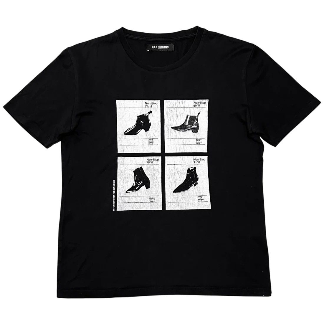 Raf Simons Raf Simons Peter De Potter Boot Print T-Shirt - AW09 Size US M / EU 48-50 / 2 - 1 Thumbnail