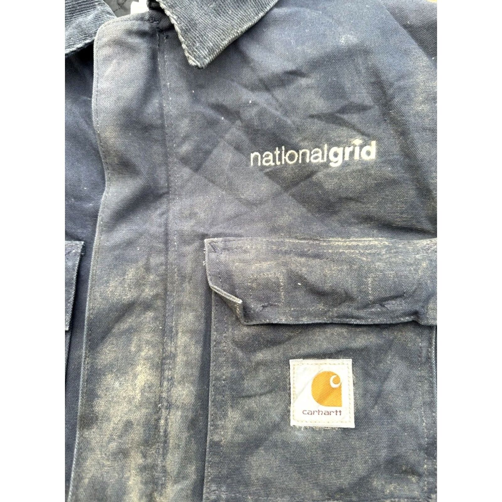 Carhartt VINTAGE Carhartt Jacket Mens XL Blue Quilt Lined Duck Arctic Coat Workwear Canvas Size US XL / EU 56 / 4 - 6 Thumbnail