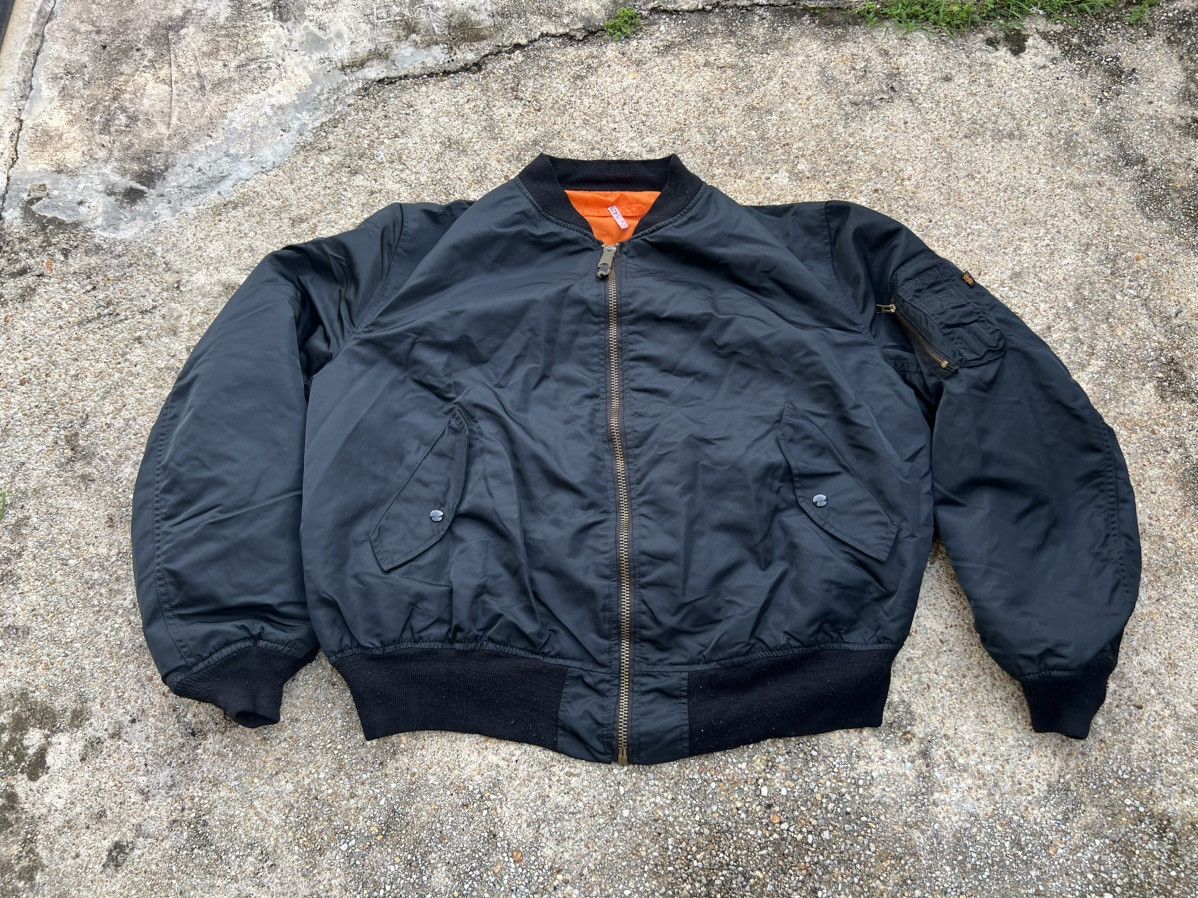 Alpha Industries Alpha Industries Bombers Jacket Made In USA Size US XXL / EU 58 / 5 - 1 Thumbnail