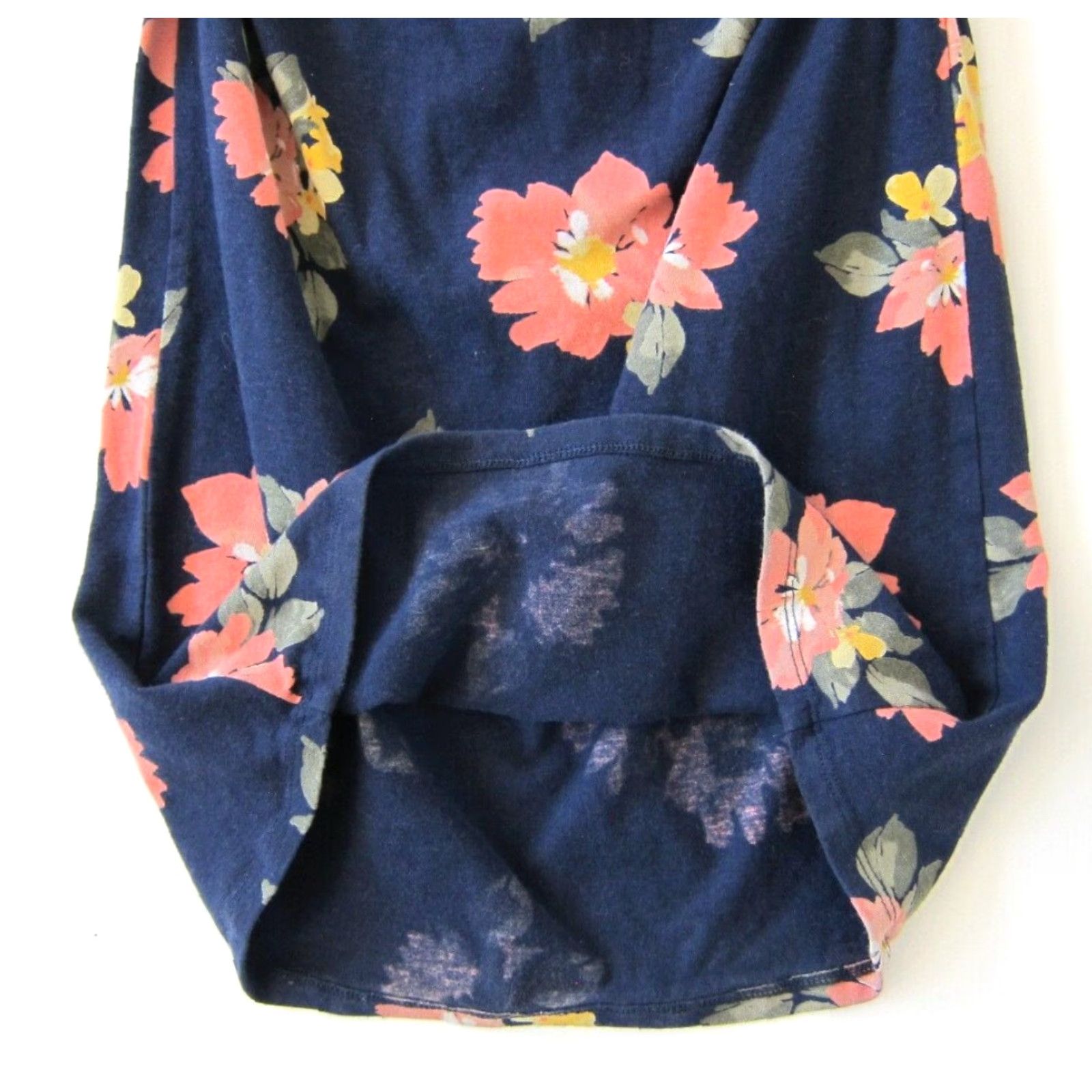 Vintage Isabel Maternity Blue Pink Floral Stretch Short Sleeve Fitted Shirt Dress XS Size XS / US 0-2 / IT 36-38 - 5 Thumbnail