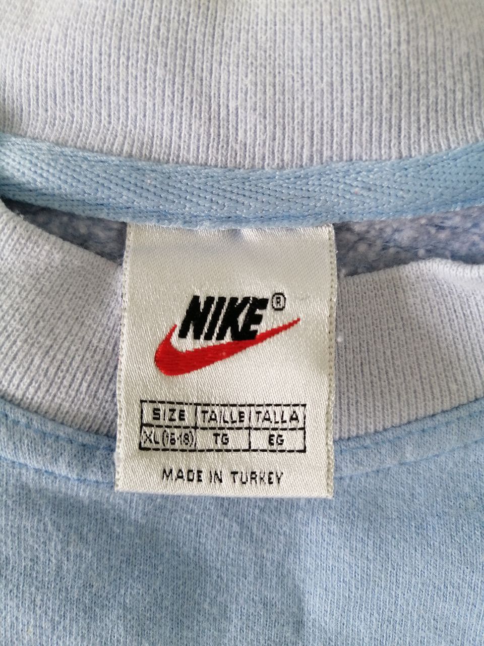 Nike Nike vintage sweatshirt blue 90s rare small swoosh Size US M / EU 48-50 / 2 - 5 Thumbnail