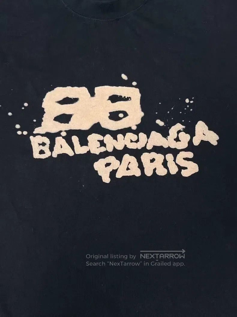 Balenciaga Balenciaga Letter print round neck short sleeve T-shirt Size US S / EU 44-46 / 1 - 3 Thumbnail