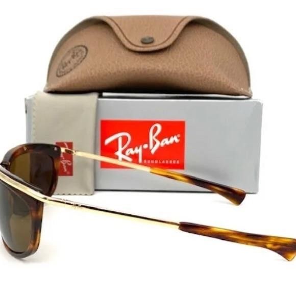 RayBan Ray Ban OLYMPIAN RB2319 945/57 Havana Gold / Brown Polarized Size ONE SIZE - 3 Thumbnail