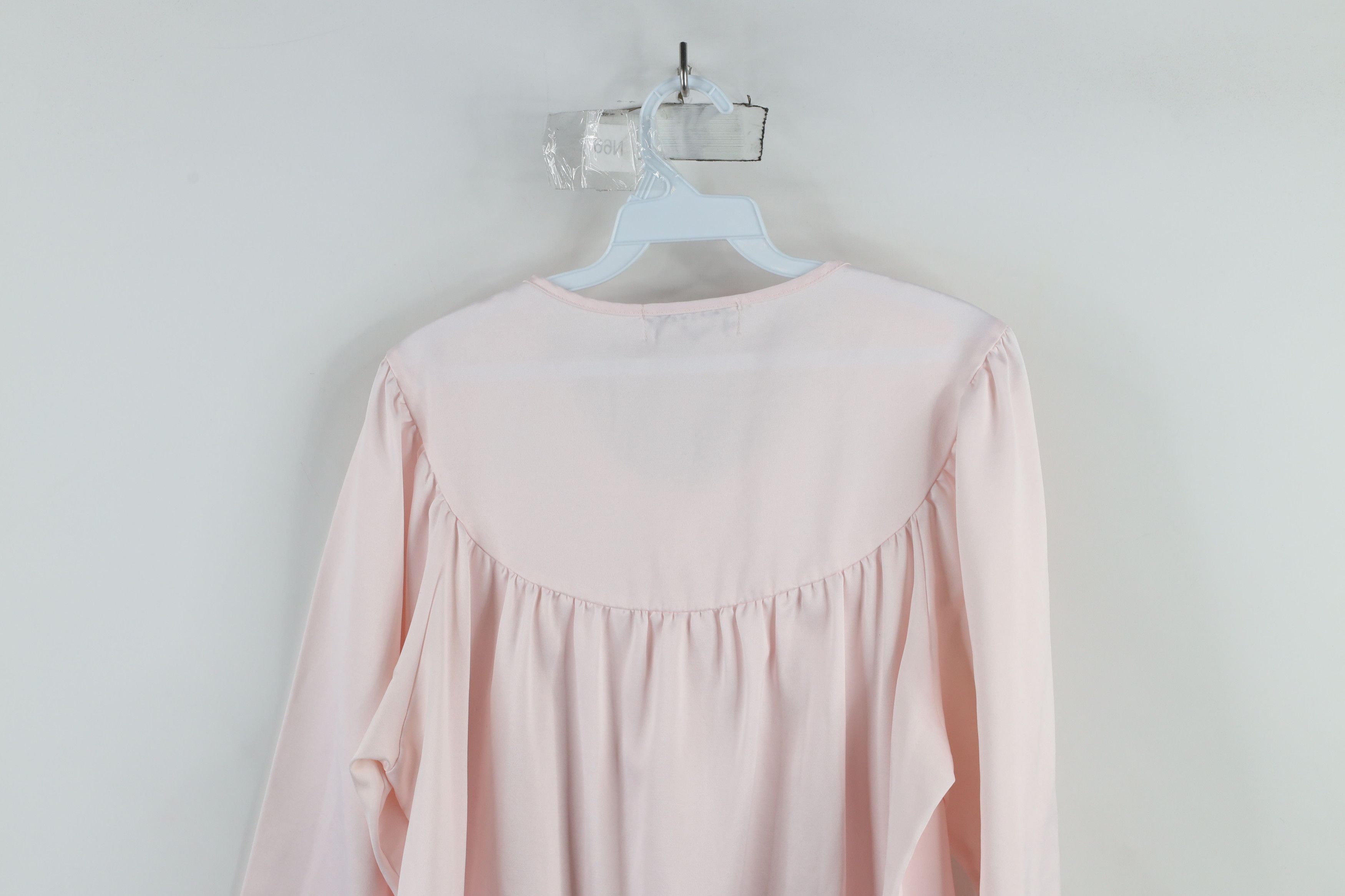 Vintage Vintage 90s Miss Elaine Polyester Lace Flower Night Gown Size M / US 6-8 / IT 42-44 - 13 Thumbnail