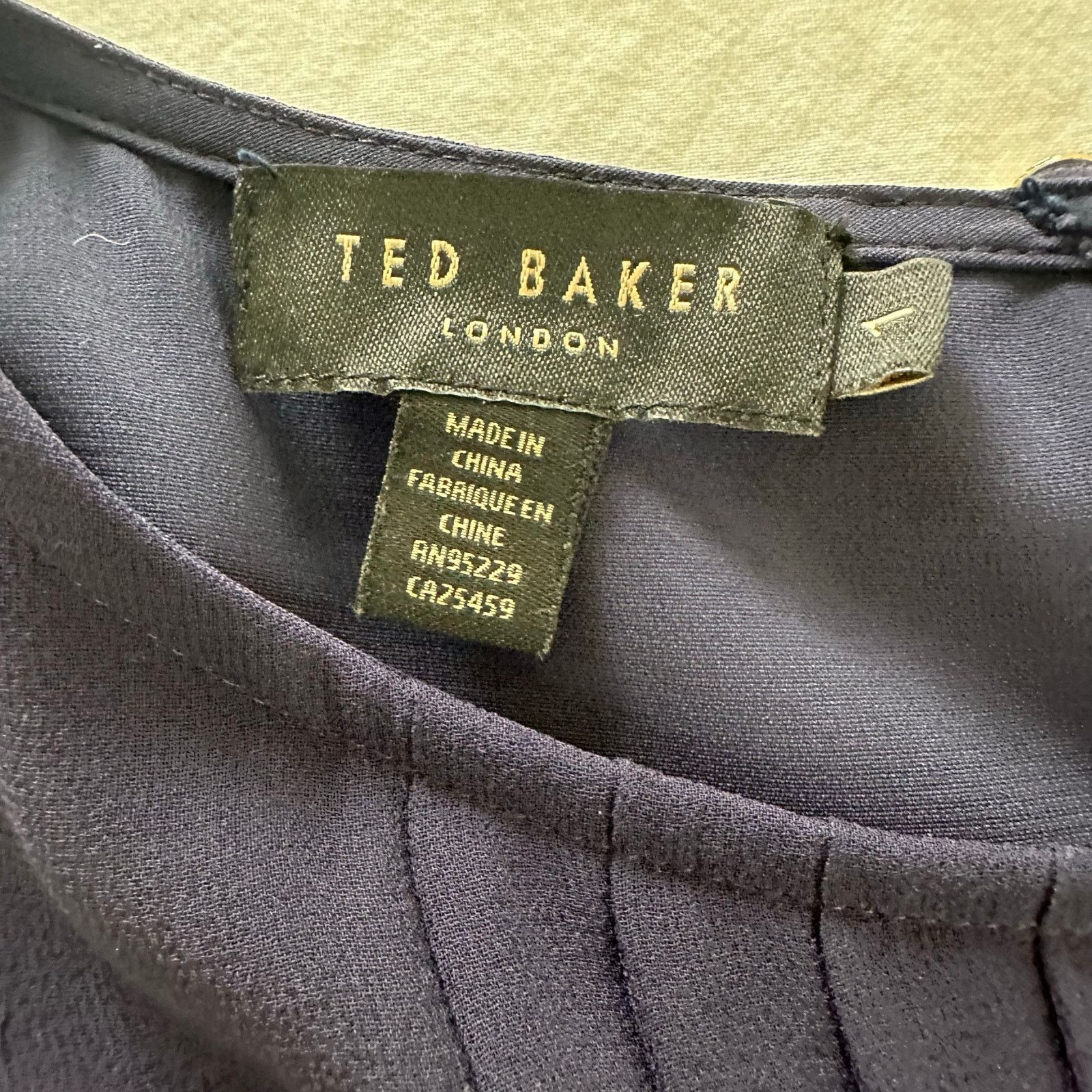 Ted Baker Ted Baker Saphira Tiered Pleat A-Line Silk Dress Size 1 Size XS / US 0-2 / IT 36-38 - 6 Thumbnail