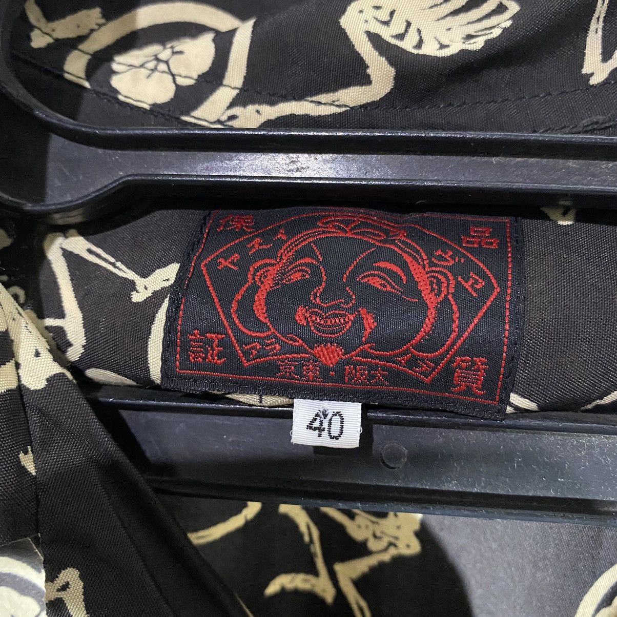 Evisu Evisu Far East Japan Multi Skeleton Hawaiian Rayon Shirt Size US L / EU 52-54 / 3 - 6 Thumbnail