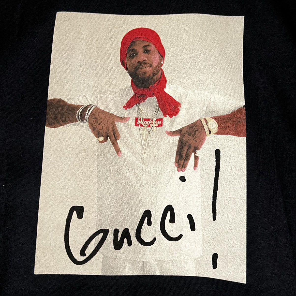 Supreme Supreme Gucci Mane Photo Tee Size US L / EU 52-54 / 3 - 4 Thumbnail