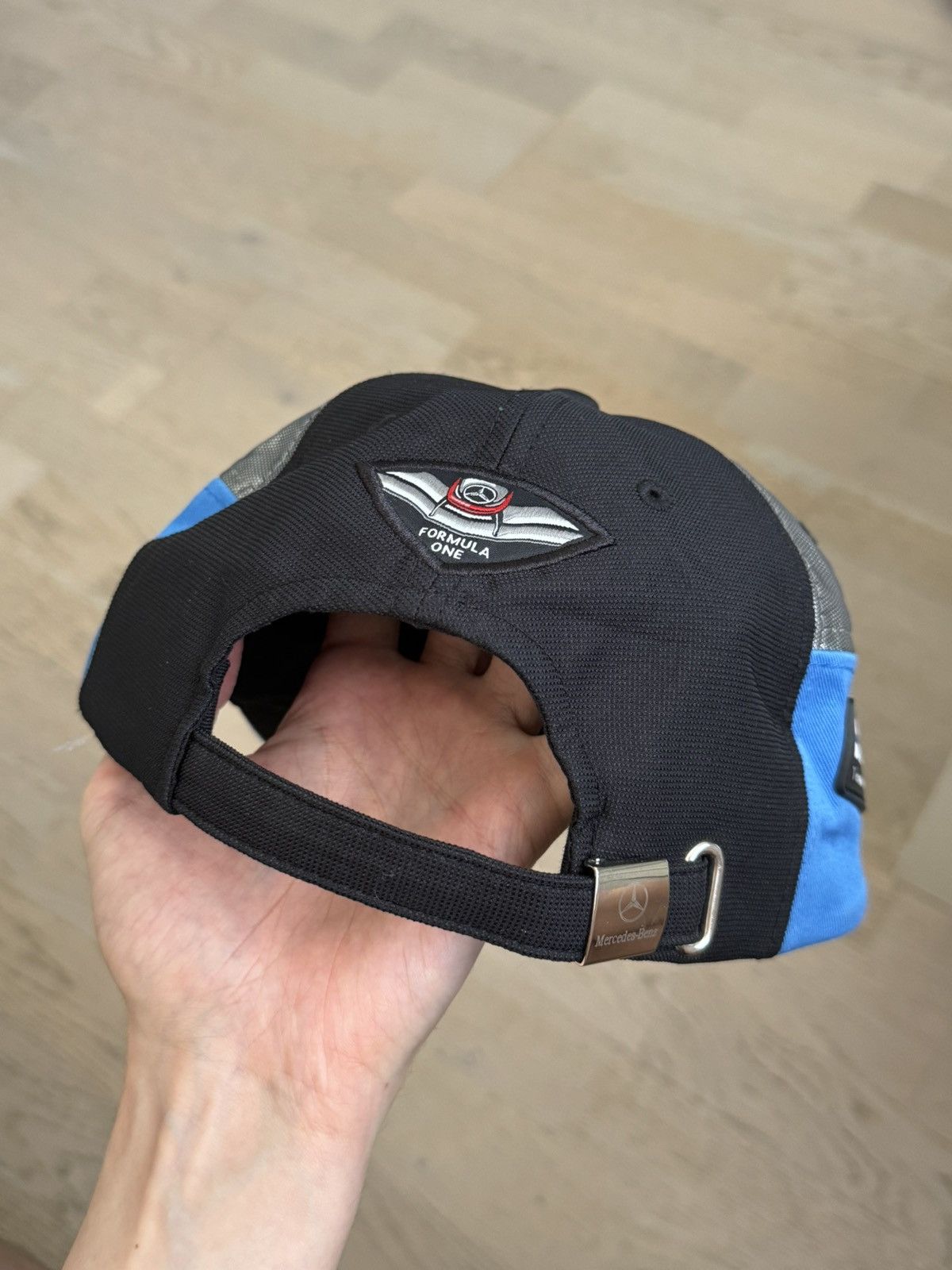 Mercedes-Benz MERCEDES Kimi Raikkonen Cap black big logo Hat 90s F1 Size ONE SIZE - 4 Thumbnail