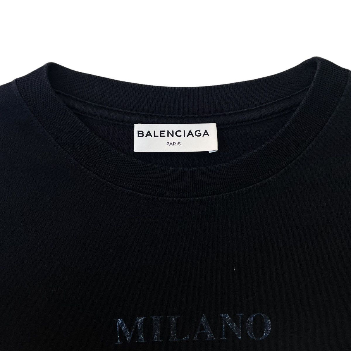 Balenciaga Balenciaga Rainbow Gradient Logo Crew Neck T-shirt K26WX Size US XS / EU 42 / 0 - 5 Thumbnail