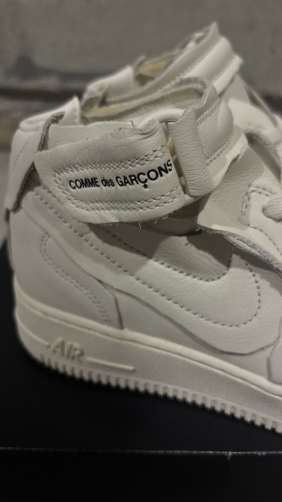 Comme des Garcons × Nike Comme Des Garçons Nike Air Force 1 Mid Size US 7 / EU 40 - 4 Thumbnail
