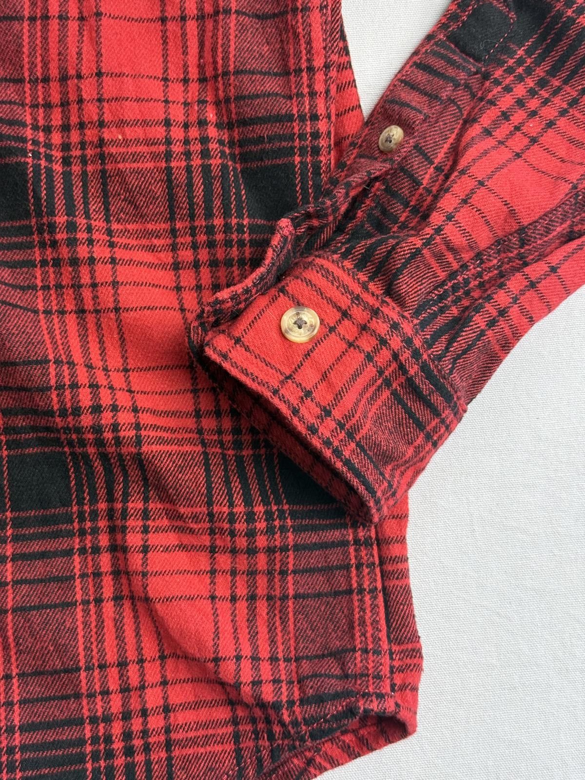 Lee Mens Red & Black Lee Flannel Plaid Long Sleeve Regular - M Size US M / EU 48-50 / 2 - 5 Thumbnail