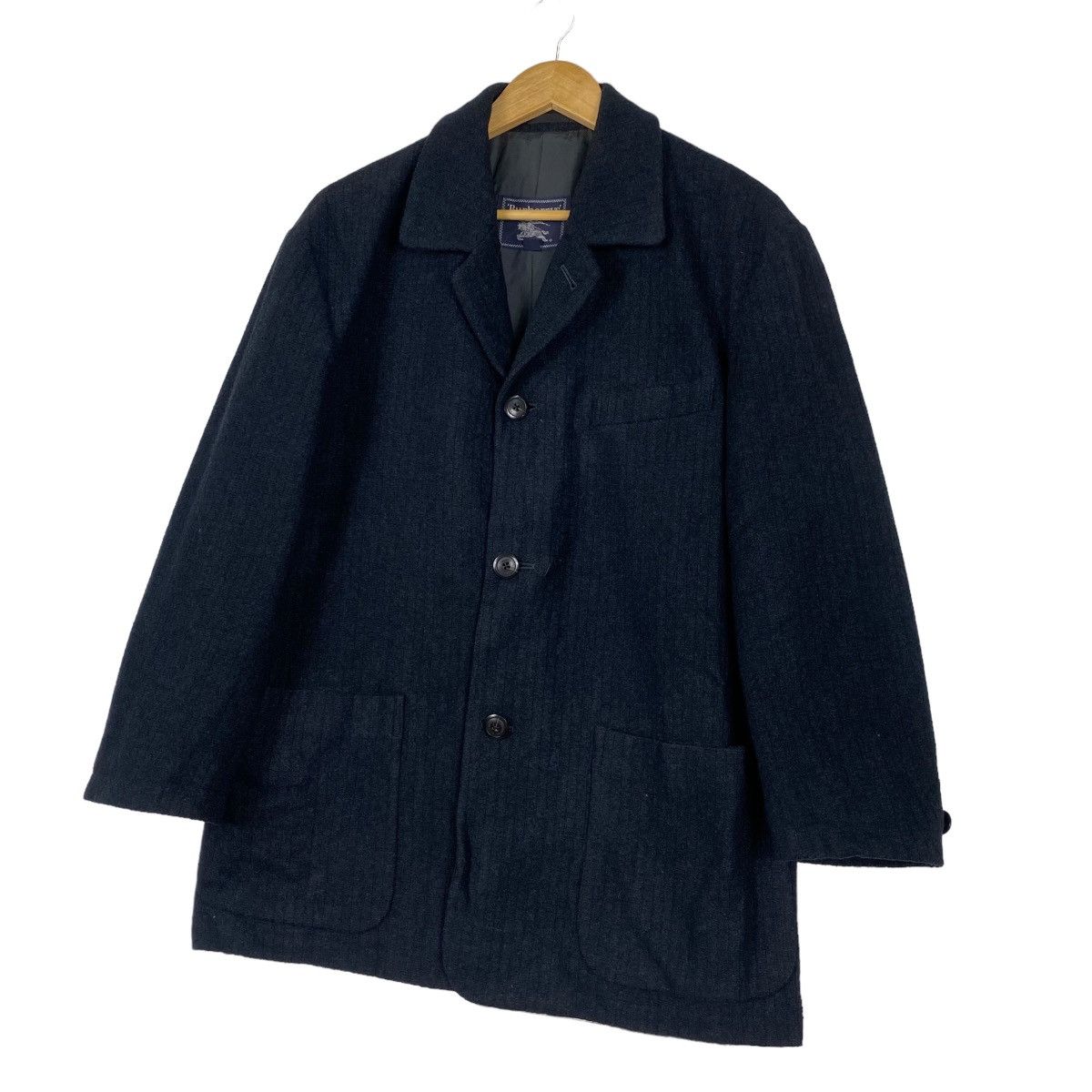 Burberry Burberrys jacket coat wool Size US M / EU 48-50 / 2 - 2 Thumbnail
