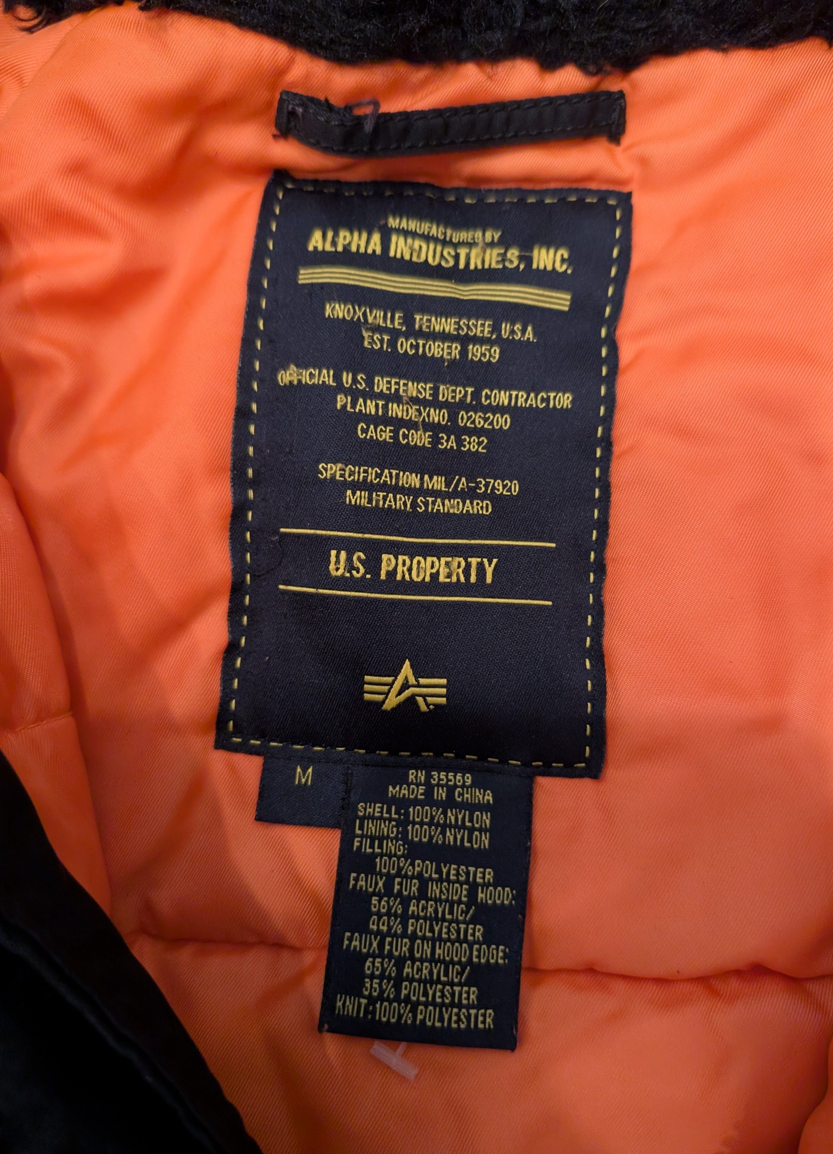 Alpha Industries Alpha Industries N-3B Slim Fit Cold Weather Parka Jacket Size US M / EU 48-50 / 2 - 3 Thumbnail