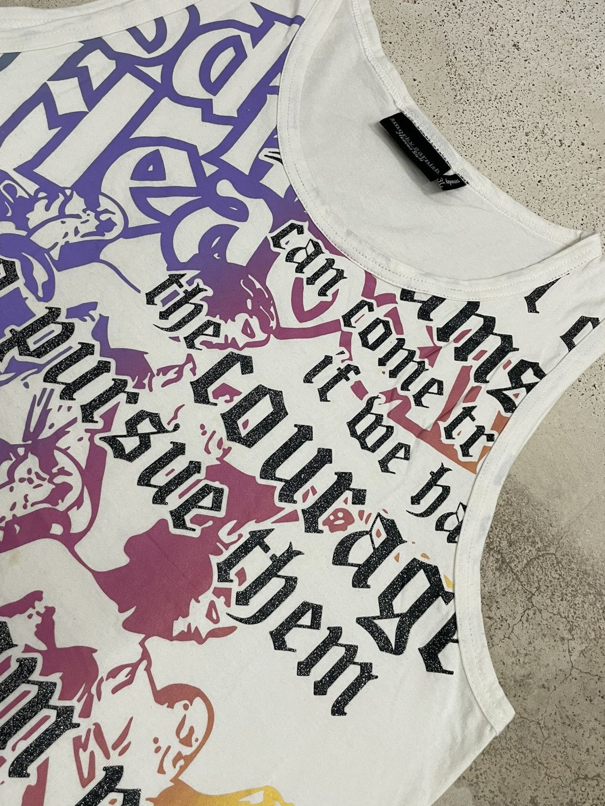 Hysteric Glamour Smorky Garnish Heaven Style Angel Y2K Wording Affliction Size US L / EU 52-54 / 3 - 10 Thumbnail