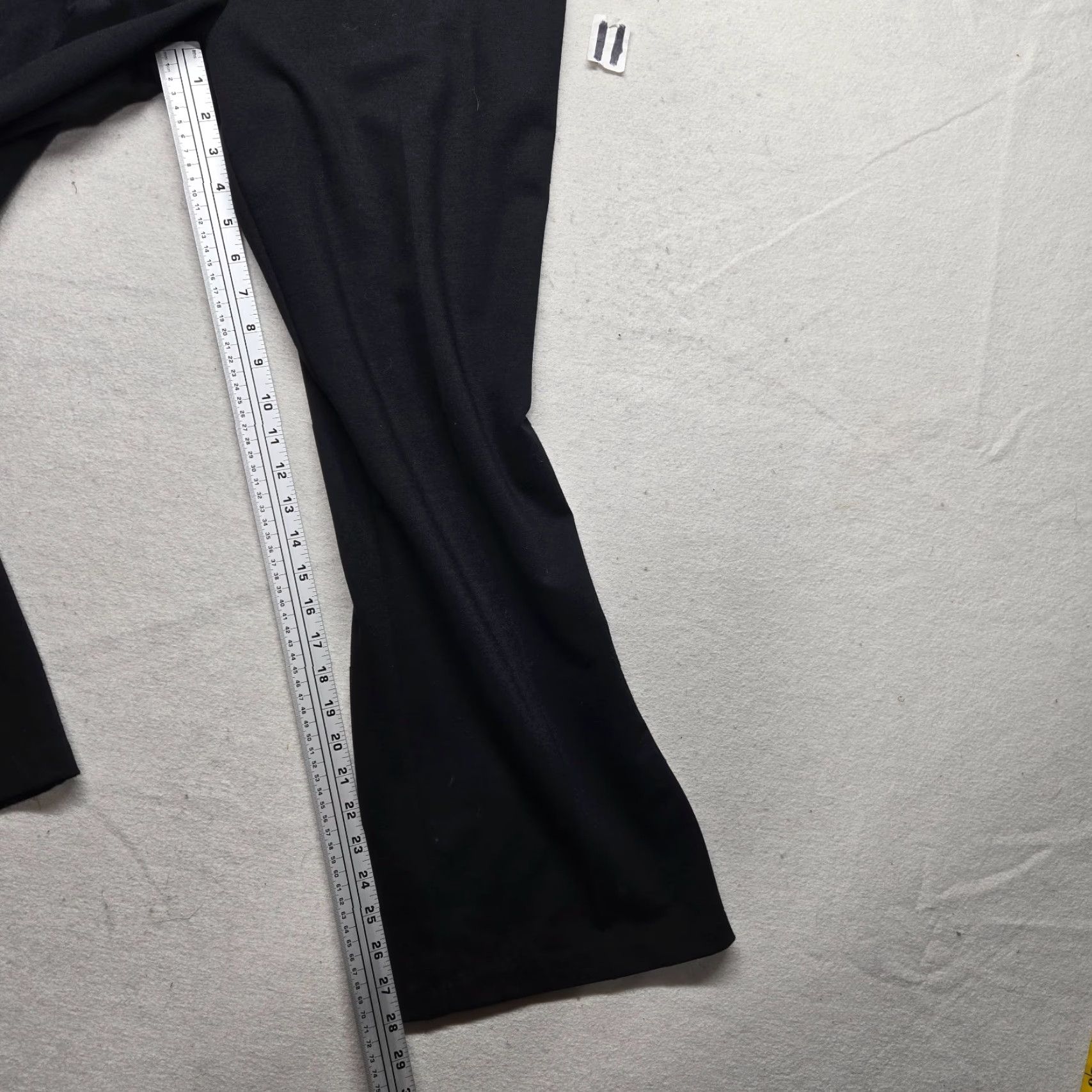 Vintage New York & Company Pants Black Elastic Waist Adult Women PL Petite Large Knit Flat Front Straight Inseam 29 in Dress Pants Size 36" / US 14 / IT 50 - 6 Thumbnail