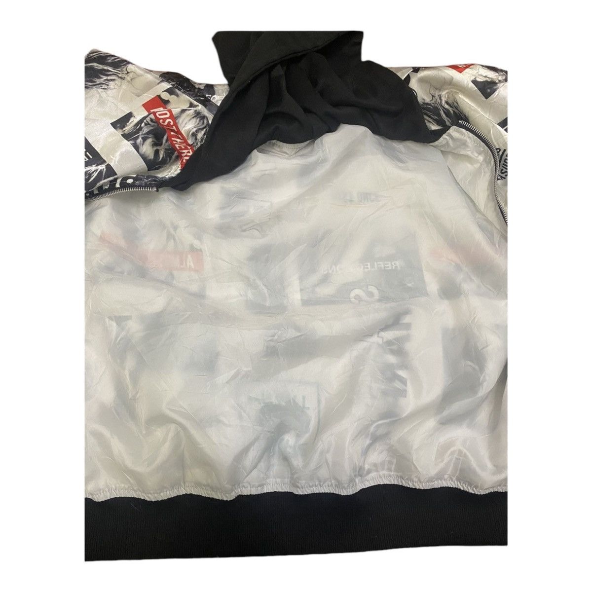 Japanese Brand AVANT GARDE Leahmantin full print light jacket hoodie Size US L / EU 52-54 / 3 - 9 Thumbnail