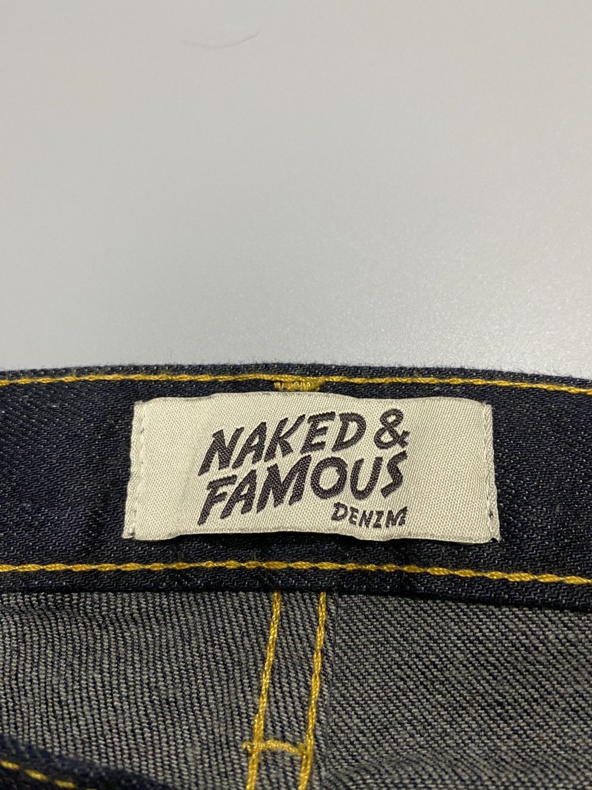 Naked & Famous Super Guy Deep Indigo Stretch Selvedge Jeans Size US 34 / EU 50 - 11 Thumbnail