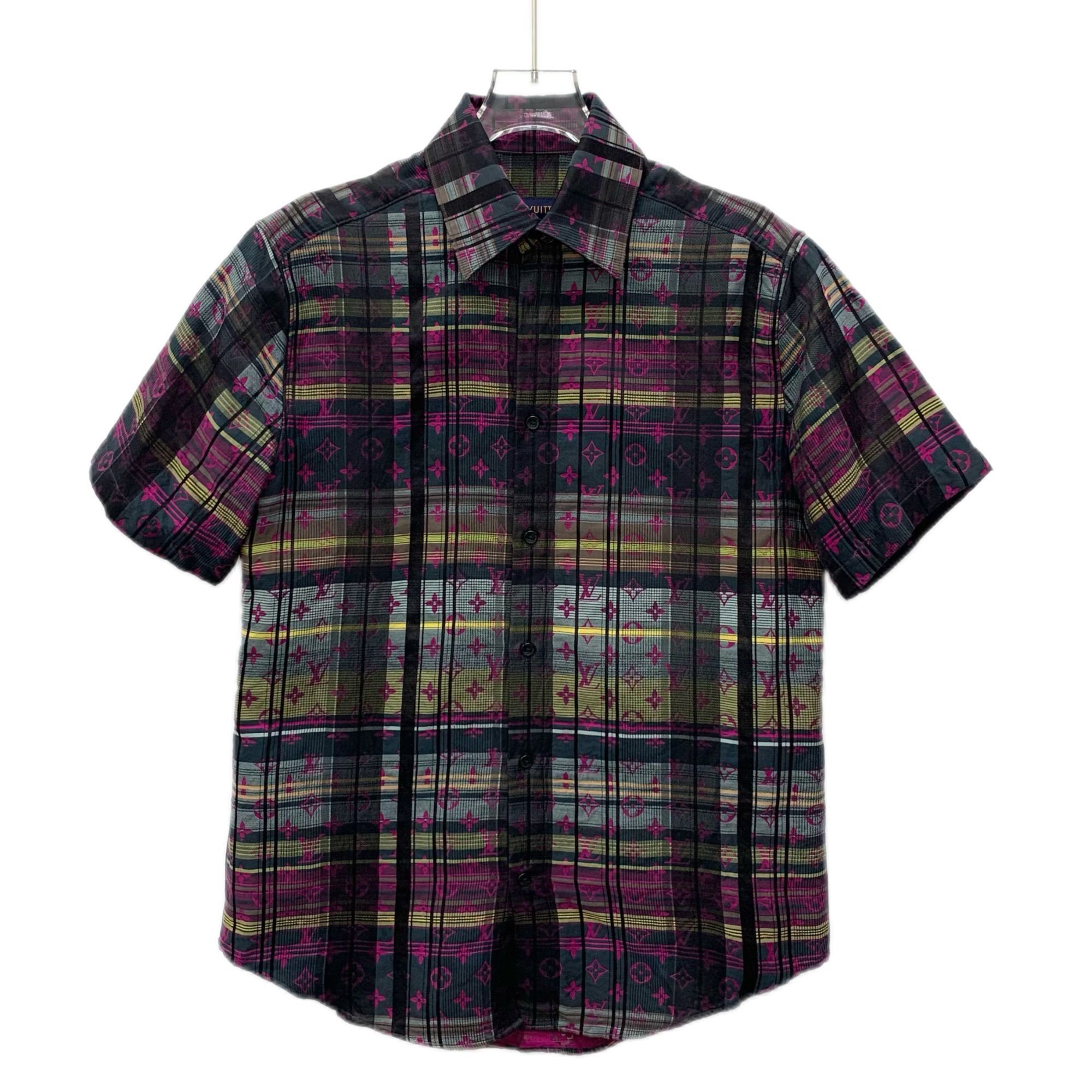 Louis Vuitton Louis Vuitton Multicolor Striped Logo Cotton & Silk Short-Sl Size XS / US 0-2 / IT 36-38 - 1 Thumbnail