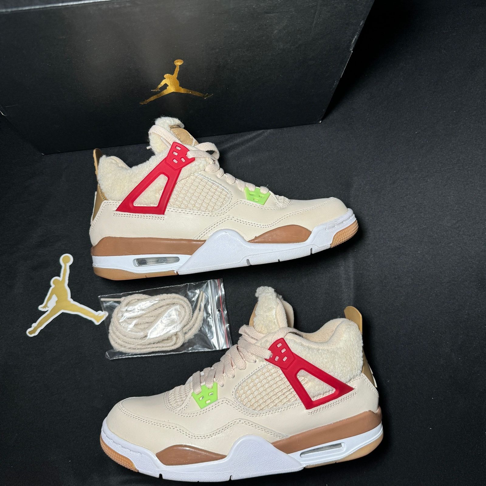 Jordan Brand × Nike Size 7 - Nike Air Jordan 4 Retro GS Wild Things Men's Shoes Size US 7 / EU 40 - 3 Thumbnail