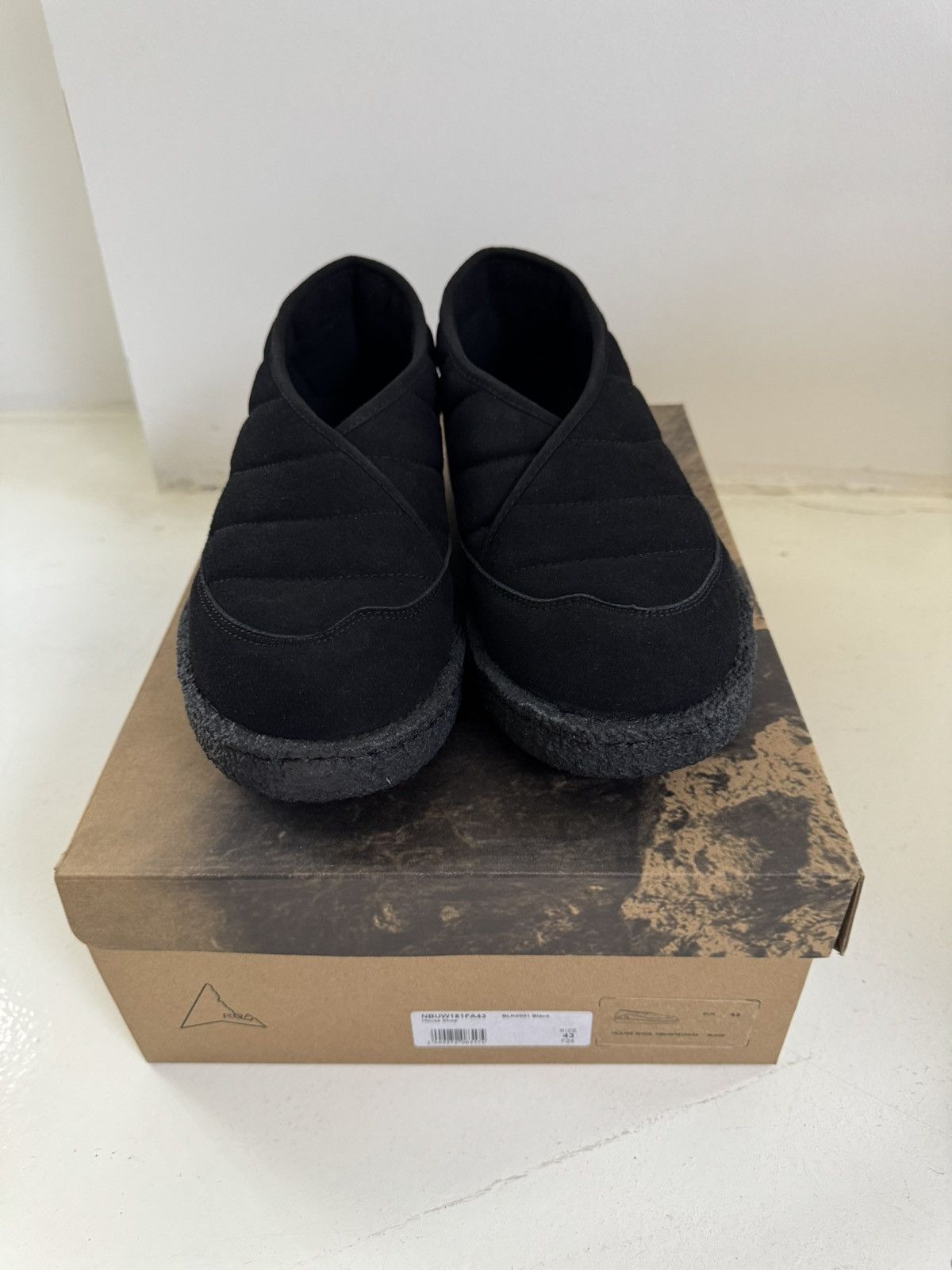 ROA ROA Black Low Top Nuvolau House Shoes Size US 10 / EU 43 - 7 Thumbnail