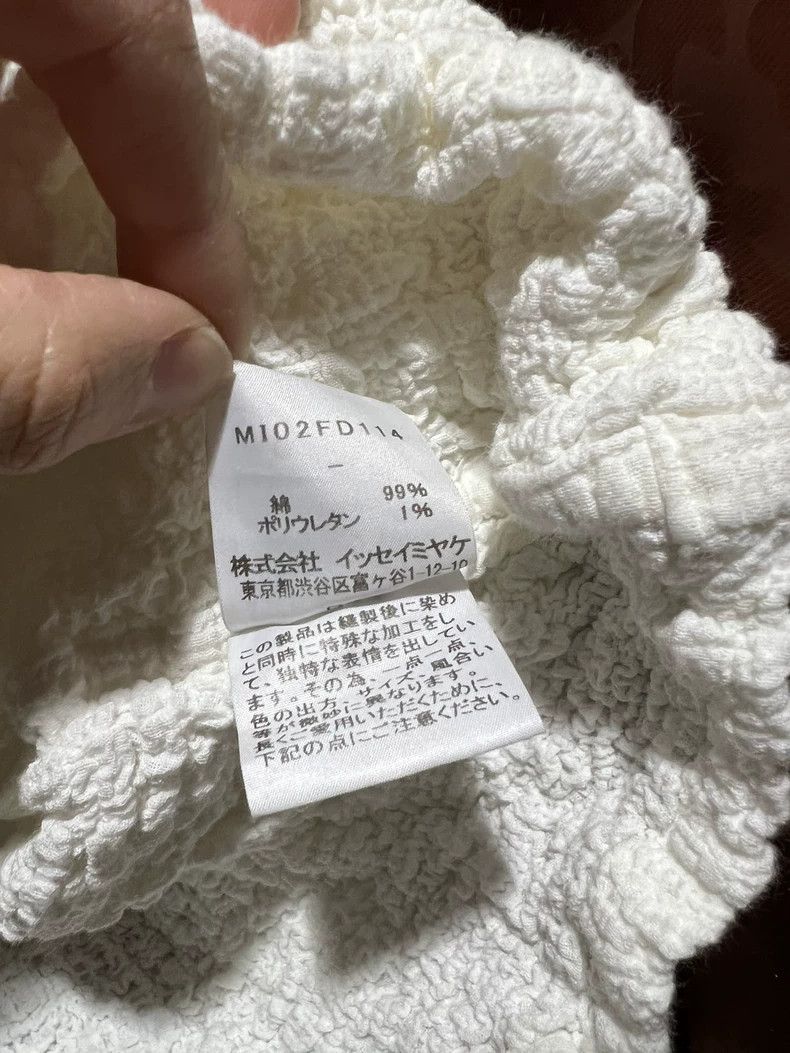 Issey Miyake issey miyake size:one size Long sleeves of white cauliflow Size XXS / US 00 / IT 34 - 8 Thumbnail