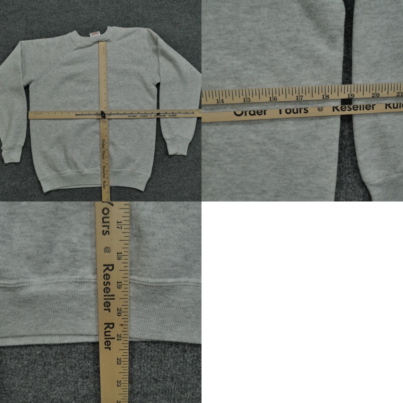 Hanes VINTAGE Hanes Sweatshirt Womens M Grey 90s Pullover Crew Neck Long Sleeve Activewear Winter (KS Wildcats) Size M / US 6-8 / IT 42-44 - 8 Thumbnail