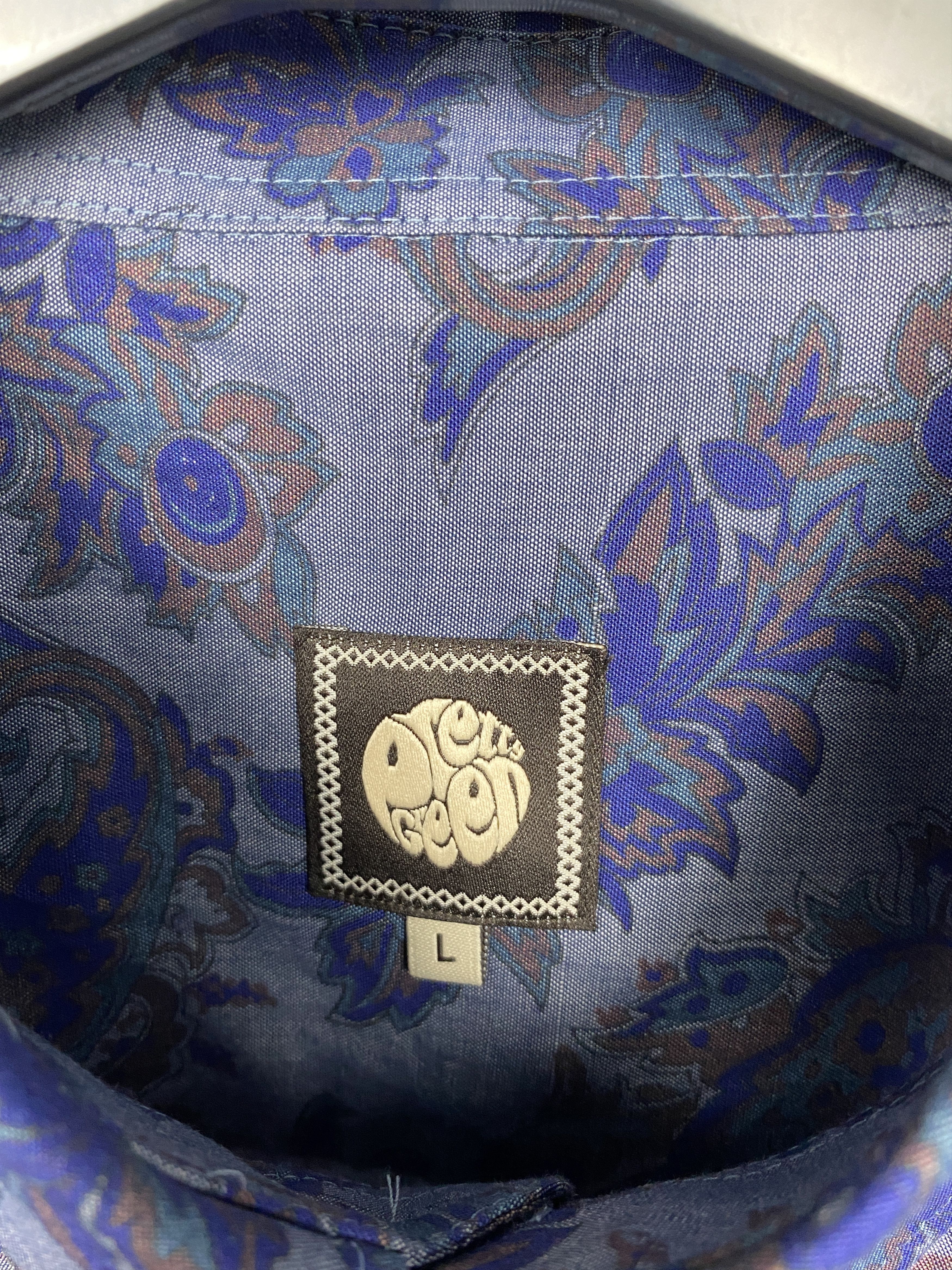 Pretty Green Pretty Green Mens Paisley Patterned Long Sleeve Shirt Size US L / EU 52-54 / 3 - 3 Thumbnail