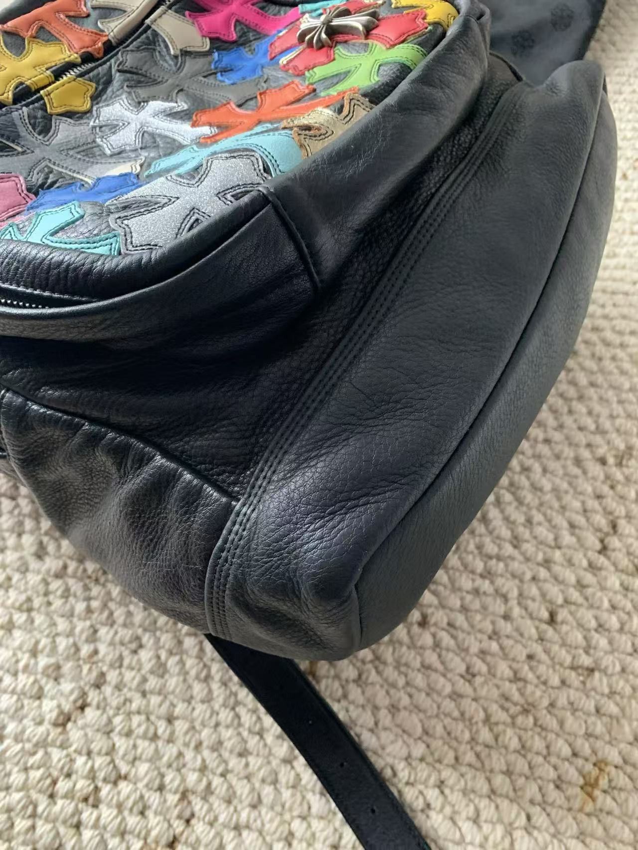 Chrome Hearts CHROME HEARTS Black Leather Backpack Size ONE SIZE - 11 Thumbnail