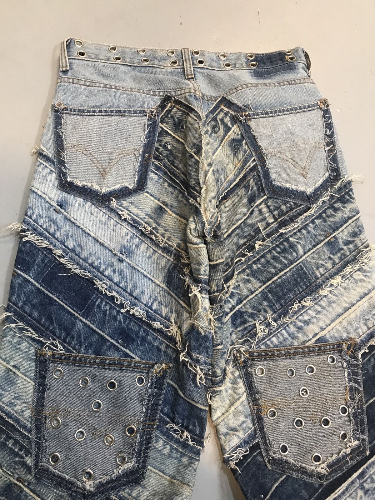 Levi's Vintage upcycled Heavy patch jeans Size US 30 / EU 46 - 2 Thumbnail