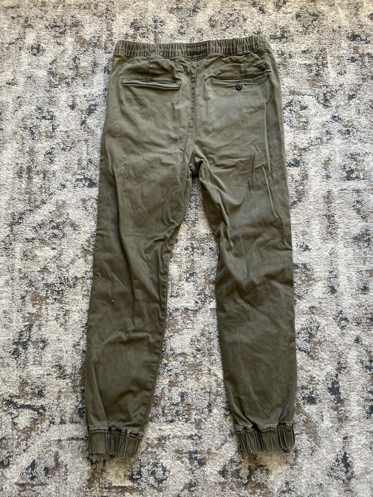 American Eagle Outfitters American Eagle Green Khaki Joggers Youth Small Size US 28 / EU 44 - 4 Thumbnail